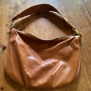 Clare V Moyen Messenger Tan